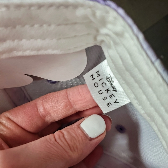 NWT Disney Mickey Mouse Pineapple Tie-Dye Dad Cap (One Size) Unisex Purple - Picture 6 of 12